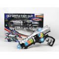 Battery power space gun toys gun with music and light